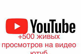 +1500 живых просмотров к видео на YouTube