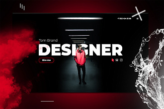 Дизайн сайта, landing page, в Figma, Photoshope