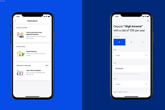 UX,UI дизайн мобильного приложения. Интерфейс для IOS или android