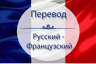 Грамотный и понятный перевод с русского языка на французский