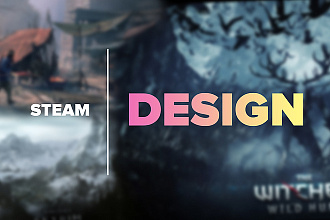 Сделаю Дизайн Steam Профиля