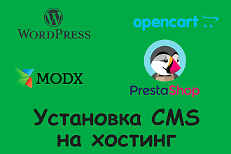 Установка CMS на хостинг