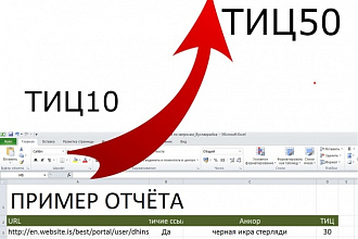 Размещение на 1 месяц 400 безанкорных ссылок на сайтах с ТИЦ10-ТИЦ90