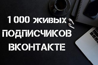 1000 подписчиков в паблик вконтакте