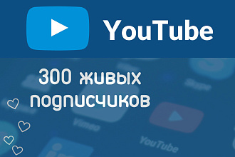 300 подписчиков на канал youtube