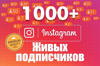 1000 живых подписчиков к вам на Instagram аккаунт