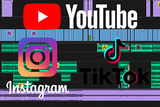 Монтаж видеоролика для Youtube, Instagram, TikTok