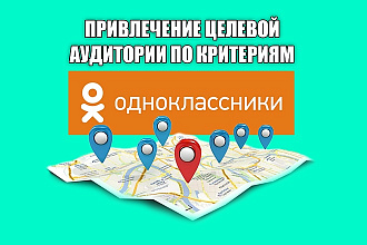 Целевые подписчики в Одноклассники по критериям, 50 человек
