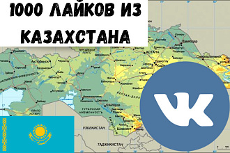 1000 лайков из Казахстана