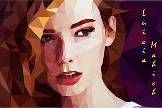 Low Poly изображения или портрет