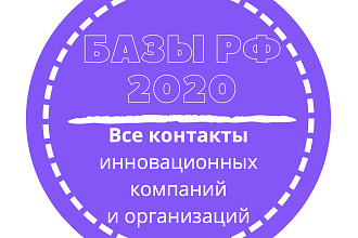 База инновационных компаний и организаций. 8249 шт. в базе