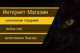 Наполню ваш магазин товарами