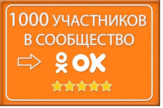 Добавлю 1000 участников в группу Одноклассники - подписчики
