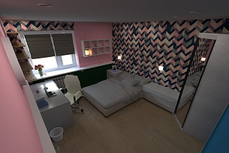 Интерьер в 3D MAX