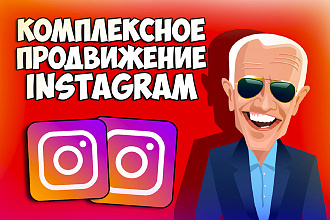 Комплексное продвижение Instagram. Подписчики, лайки, просмотры и т. д