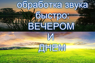 Обработка аудио быстро