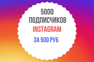 Приведу 500 подписчиков Instagram