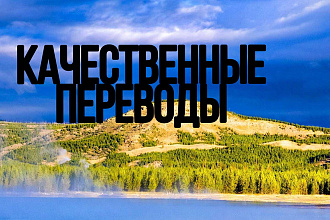Сделаю качественный перевод