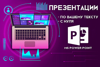 Оформлю презентацию в MS Power Point