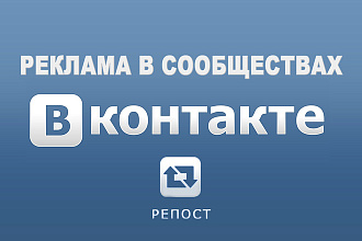 Посты в пабликах Вконтакте на 750.000 человек