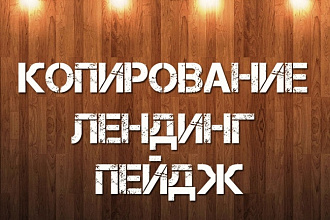 Копирование лендинг пейдж