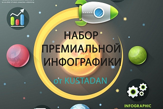 Премиальный набор инфографики