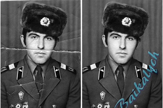 Реставрация старых и испорченных фотографий