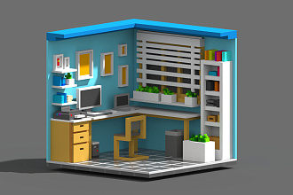 Создание 3D комнаты