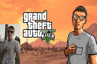 Нарисую портрет в стиле GTA