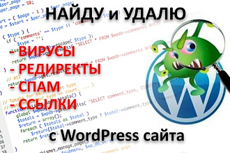 Найду и Удалю вирусы с Wordpress