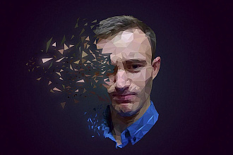 Нарисую портрет в стиле Low Poly