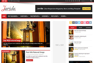 Тема Jarida WordPress с плагинами и обновлениями на русском