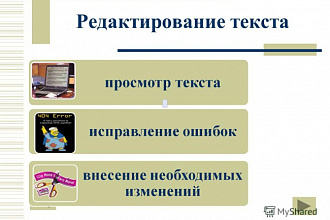 Редактирование текстов