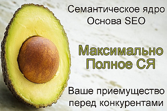 Семантическое ядро Основа SEO до 250 ключей Попадание в ТОП