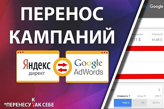 Перенос Яндекс Директ в Google ADS