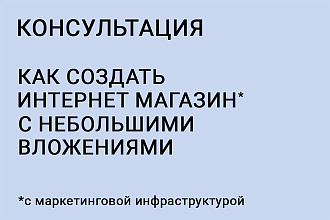 Консультация по разработке и созданию интернет-магазина