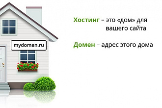 Регистрация хостинга и домена