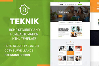 Teknik V1.0 - службы безопасности HTML-шаблон
