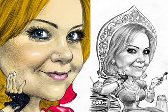 Нарисую шарж, карикатуру, портрет-шарж