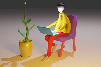 Сделаю 3D персонажа, объект