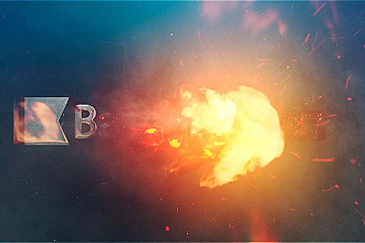 Огненное LOGO, демонстрация Вашего логотипа компании, бренда
