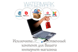 Контент товарных карточек для интернет-магазина. Поиск, наполнение