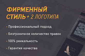 Фирменный стиль, неограниченное количество правок