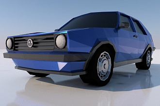 3D модель low poly