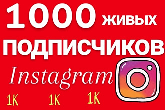 1000 русскоязычных инстаграм подписчиков