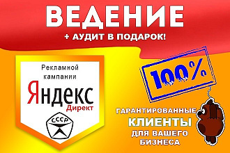 Ведение рекламной кампании Яндекс-директ + аудит в подарок