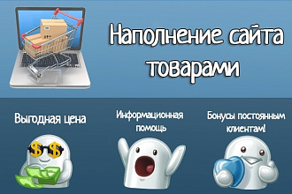 Наполнение интернет-магазина контентом