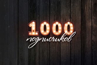 1000 подписчиков Вконтакте в группу или паблик + Бонус 200 лайков
