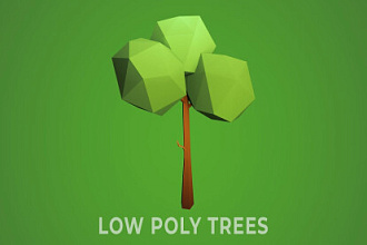 Обработка фото картинок в стиле low-poly