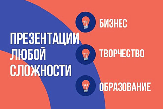 Создам презентацию любой сложности